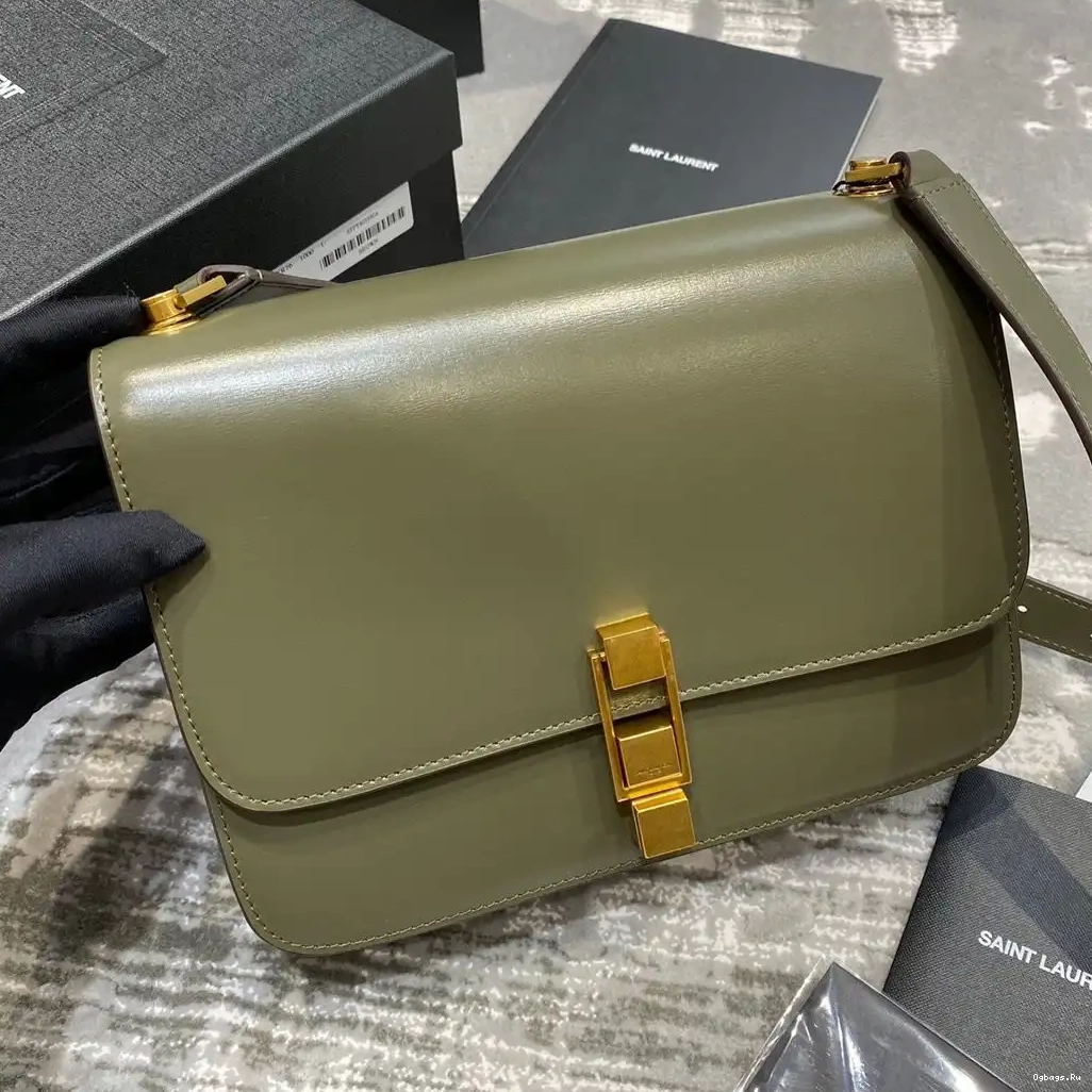 SATCHEL CARRE SMOOTH IN LEATHER LOULOU YSL 0704